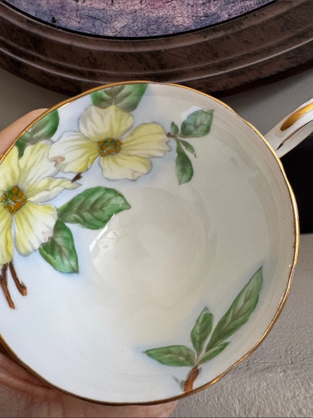 Tuscan Dogwood Fine English Bone China Vintage Tea Cup & Saucer